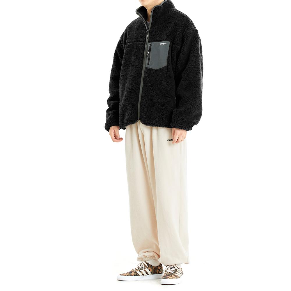 Mahagrid Sherpa Fleece Jacket Black(Mg2Cwmb930A)
