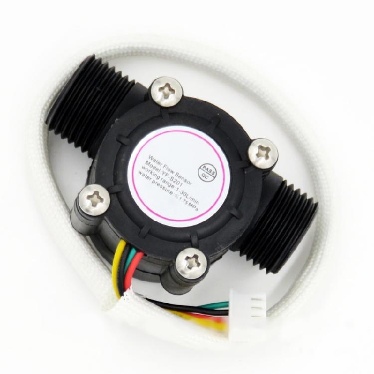 YF-S201 Water Flows Sensors G1/2inch Water Heaters Water Dispenser 3.5-24V 1-30L/min 1.75MPa Water Control Sensors