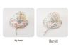 Baby Girl Floral Mesh Sun Hat - Breathable Summer Protection