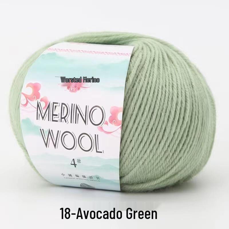 Chunky Merino Wool Yarn 50g for DIY Knitting & Crochet Sweaters and Scarves