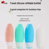 Silicone Travel Bottles for Shampoo, Body Wash, and Lotion - Portable and Refillable Cosmetic Containers