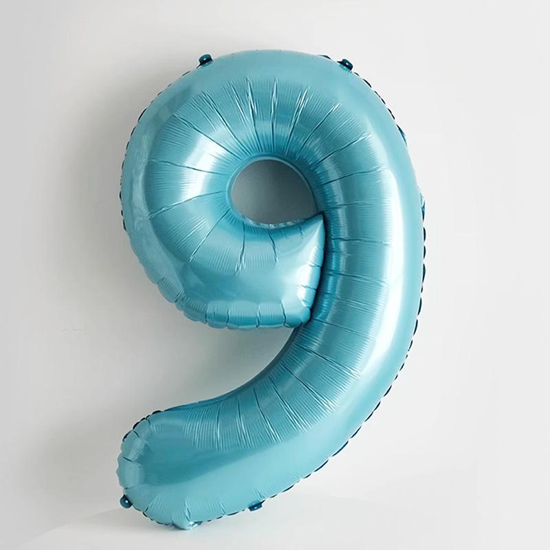 

32 Inch Pearlescent Blue Pink Digital Balloon Birthday Adult Party Anniversary Children S Birthday Party Photo Decoration 32 inch pearlescent blue digital 9