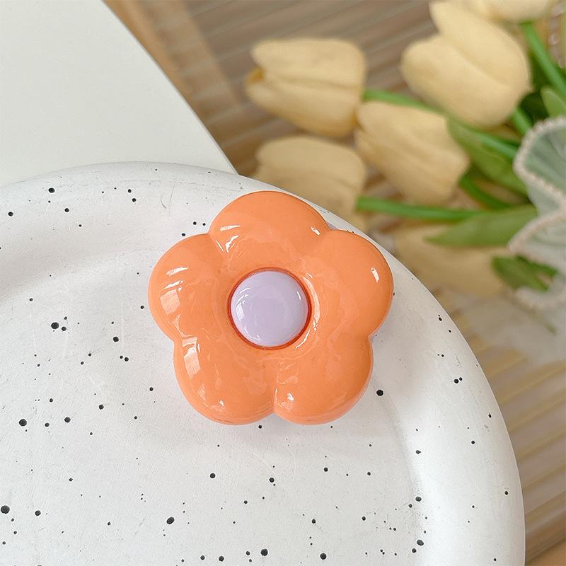

Xiaoqing Fresh Wind Flower Mobile Phone Airbag Bracket Paste Lazy Desktop Watching Drama Support Stand Portable Ring Men S And Women S
