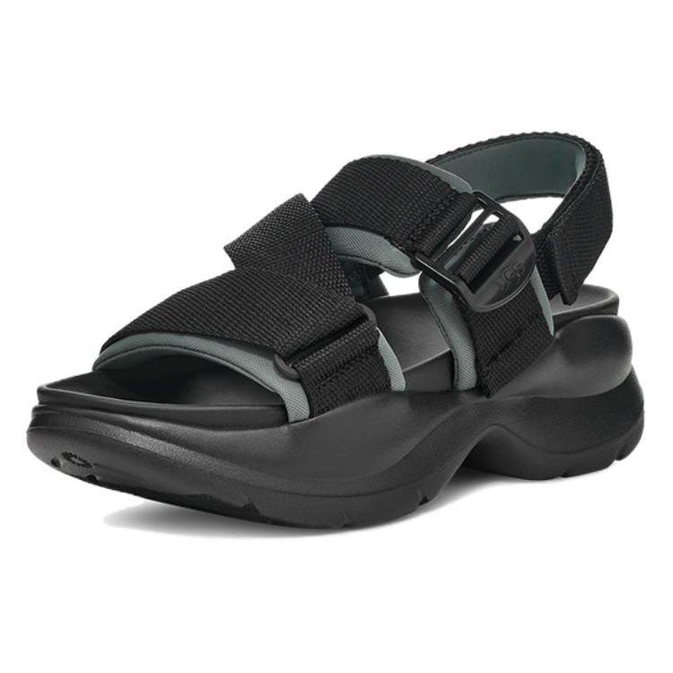 UGG Comfortable Versatile Beach Sandals Women Sandals Black 1152687-BLK