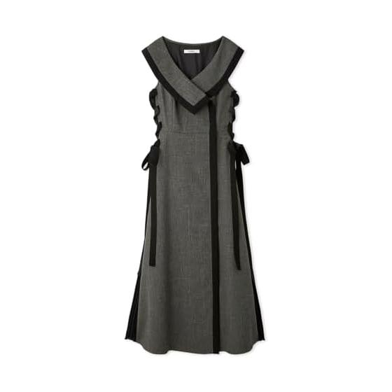 SNIDEL Side Pleated Tweed Dress SWFO244099 Women s