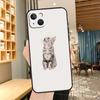 Applicable IPhone16 Mobile Phone Case New Couple Animal Cute Cat Mobile Phone Case Cat Phone Case
