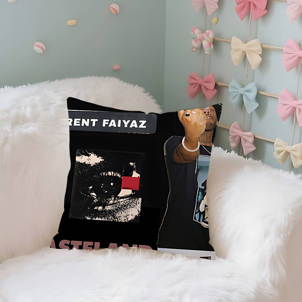 Brent Faiyaz Singer Case Plush Fabric Soft Pillowcase Double Sided Print Cushion Cover Household Gifts