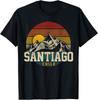 Santiago Chile Vintage Mountains Retro Souvenir Gift Tee Unisex T-Shirt