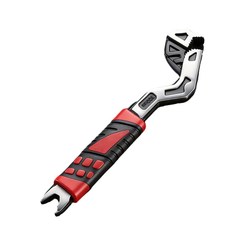 

Double Head Auto Locking Adjustable Wrench Spanner with Large Opening up to 41mm for Various Nut Size and Pipe Fittings