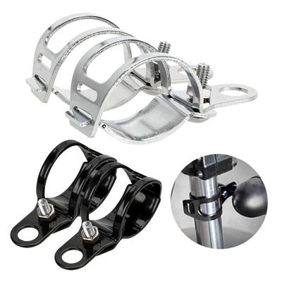 Universal 1pair For 27-31mm Front Fork Diameter Motorcycle Accessories Metal Motorcycle Signal Light Brackets Turn Light Mount Bracket