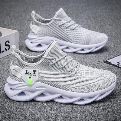 New Men Running Shoes Jogging Casual Blade Walking Sneakers Leisure Lace-up Comfortable Loafers Brand BreathableOutdoor Fashion