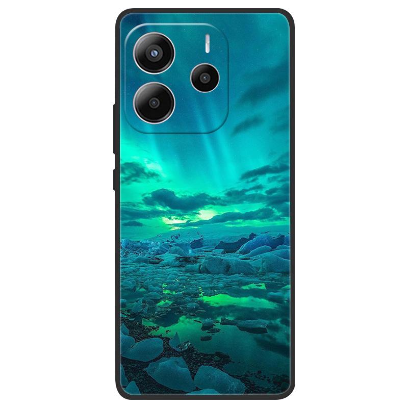 For Redmi Note 14 4G (Europe) Phone Case Marble Painting Pattern Soft Silicone Anti Drop Cover For Xiaomi Redmi Note14 4G Shell