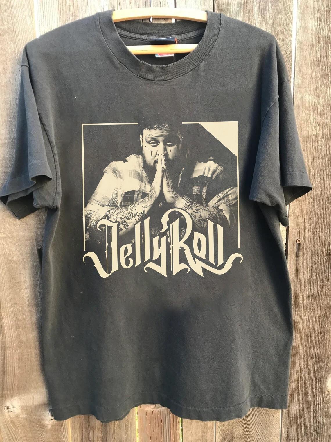 Jelly Roll Graphic Shirt Jelly Roll Rapper Shirt Gift For Fans HA1134 S