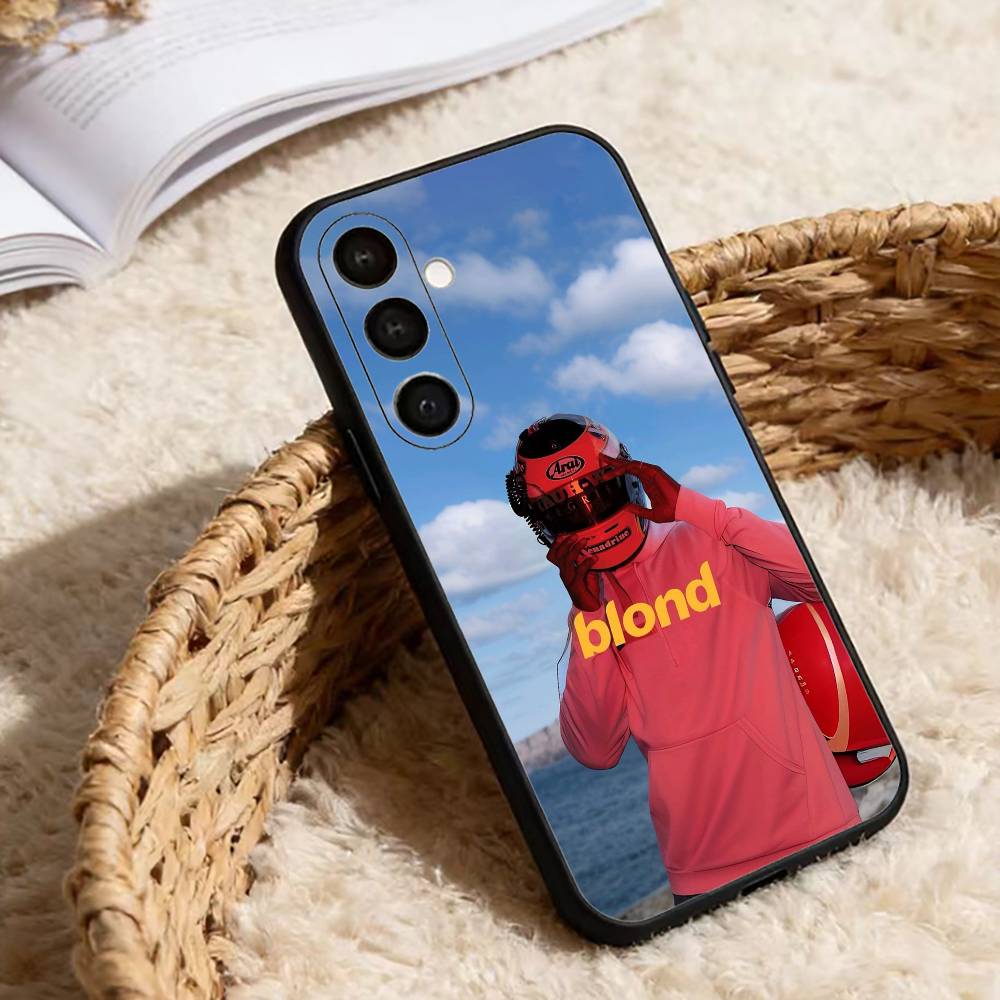 F-Frank Ocean B-Blonde Phone Case For Samsung Galaxy A20,21s,22,31,32,52,53,72,73,80,91 Soft Black Shell
