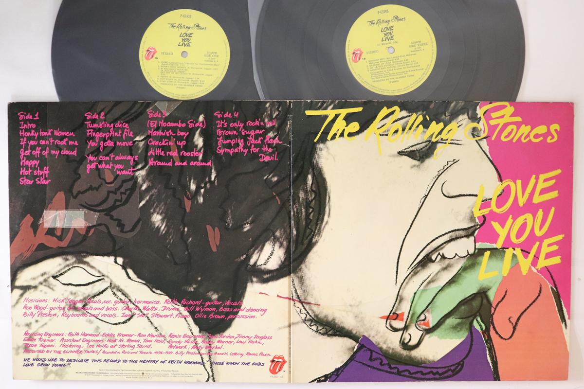 

LP Record ROLLING STONES - Love You Live P63334S ROLLING STONES 1977 Japan Rock Used