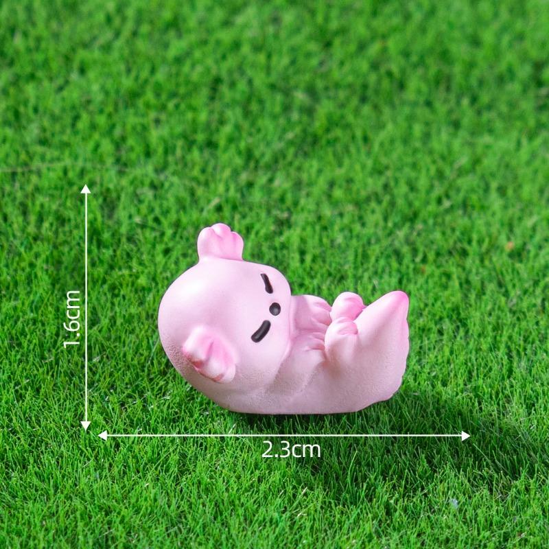 Cute Mini PigsSnailsSmall Animals Cute Grain Decorative AccessoriesMicro-landscape Small Ornaments
