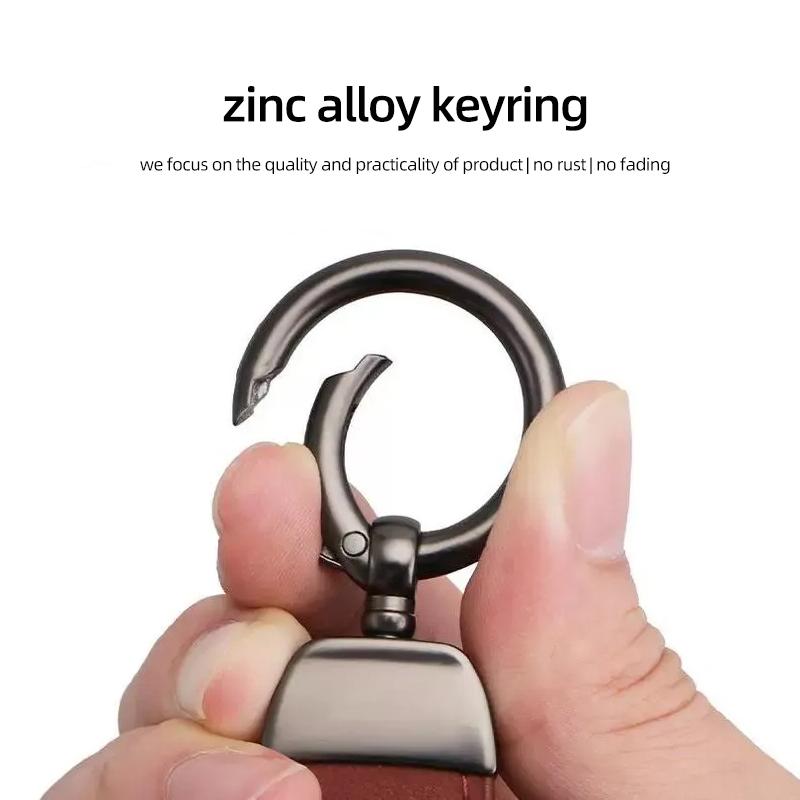 1Pcs Carbon Fiber Leather Car Keychain Key Ring Chain For Mercedes Benz AMG GLC GLE W204 W206 W205 W203 W211 W212 W213 W210 W169 DY6