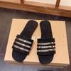 2024 Summer Women Slippers Flat Bottom Non-slip Outdoor Open Toe Beach Female Sandals Sexy Fashion Design Slides Woman Shoes