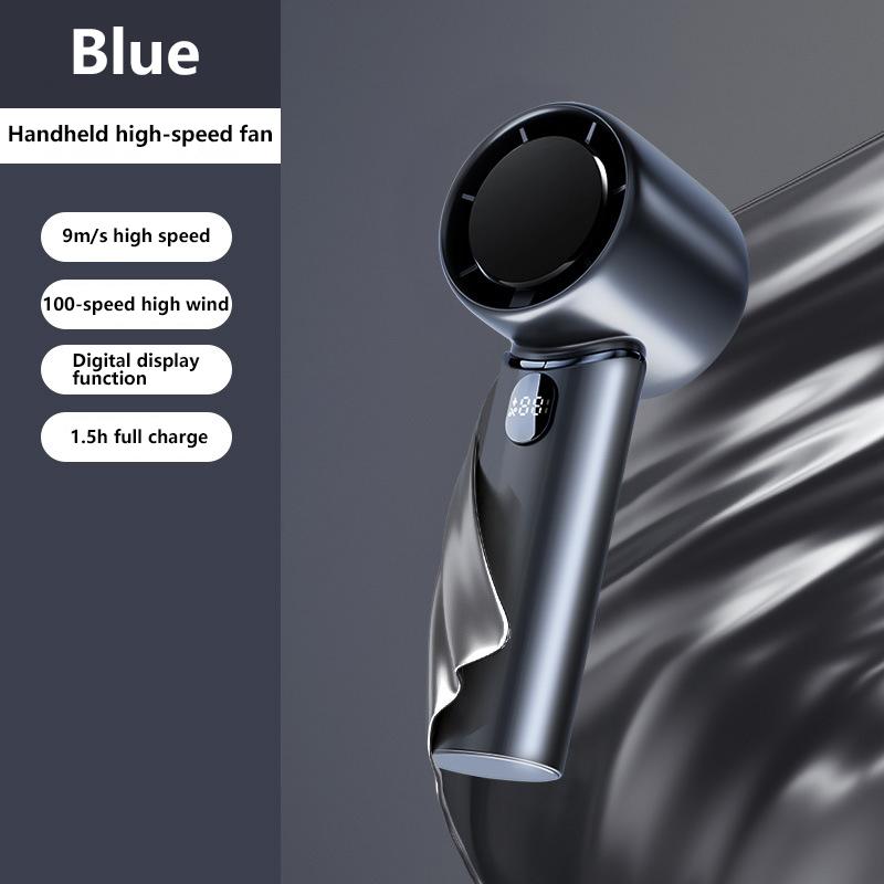 

New Electric Fan Technology Display 8000mah Wireless Portable Air Circulator Fan Desktop Air Cooling Cooler Quiet Fan 2025