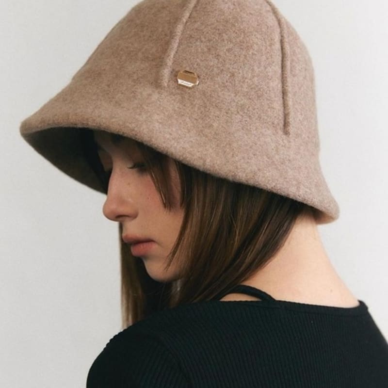 

ACCLET Шляпа из 100% шерсти, однотонный фетр, H018_БЕЖЕВЫЙ beige