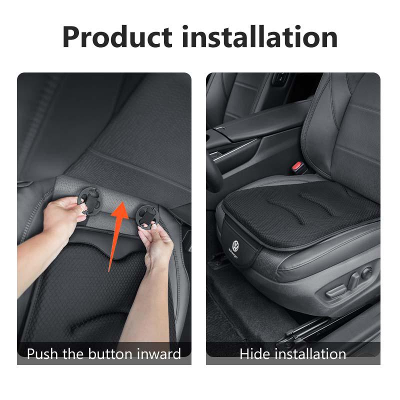 For Volkswagen VW Car Seat Cover Breathable Ice Silk Universal Auto Seat Cushion Golf 4 5 6 7 Polo Jetta Sagitar Magotan Passat QQ2