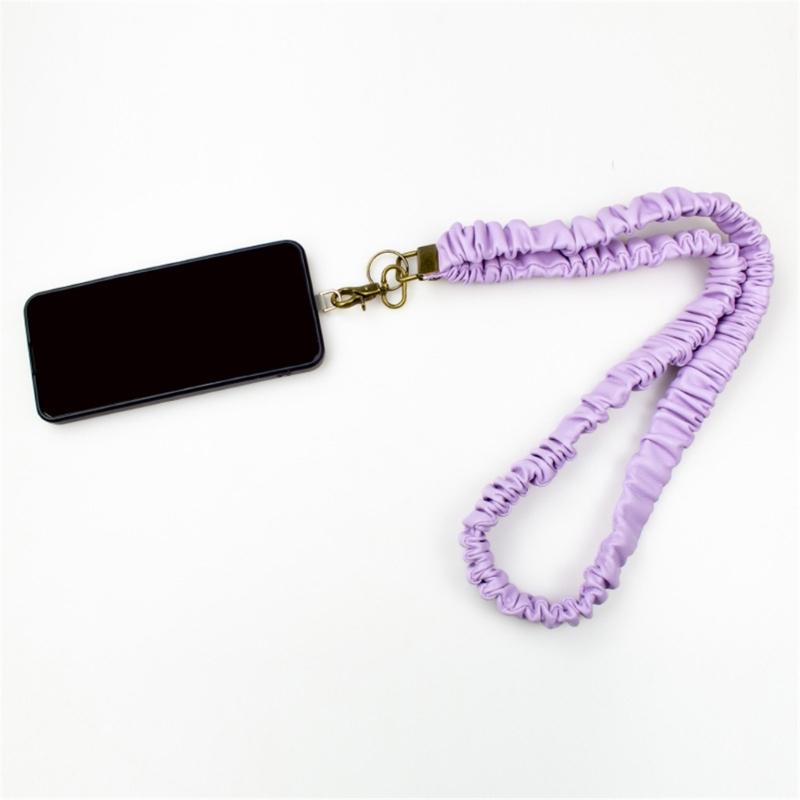 Elastic Cotton Lanyard For Badge Keychain Neck Lanyard for Identity Card Badge Holder Key Holder Phone
