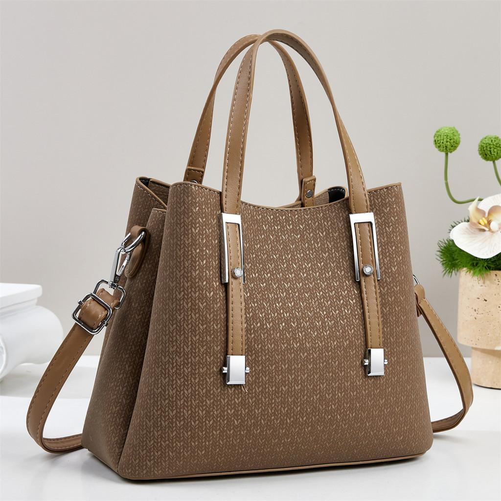 Pu Material Large Crossbody Bag With Zipper Pockets For Daily Use Women