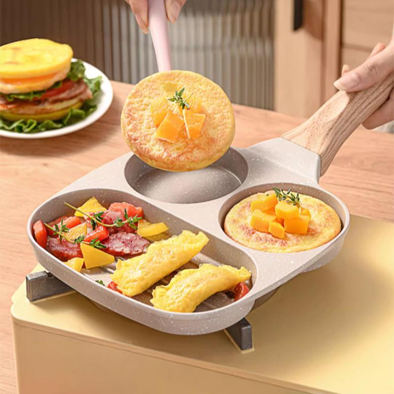 Frying Pot Pan Thickened Pan Non-stick Egg Pancake Steak Pan Cooking Egg Ham Pans Breakfast Maker Cookware Egg Cooker Cookware