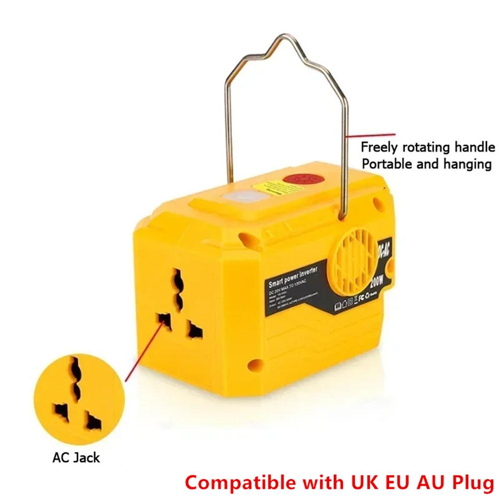 Inverter 220V-230V for Dewalt 18-20V Battery