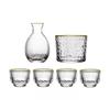 Japanese Glass Bar Sets Sake Pot Sake Set Wine Dispenser Chinese Baijiu Soju Shot Whisky Glass Flask Barware Gift Wine Decanter