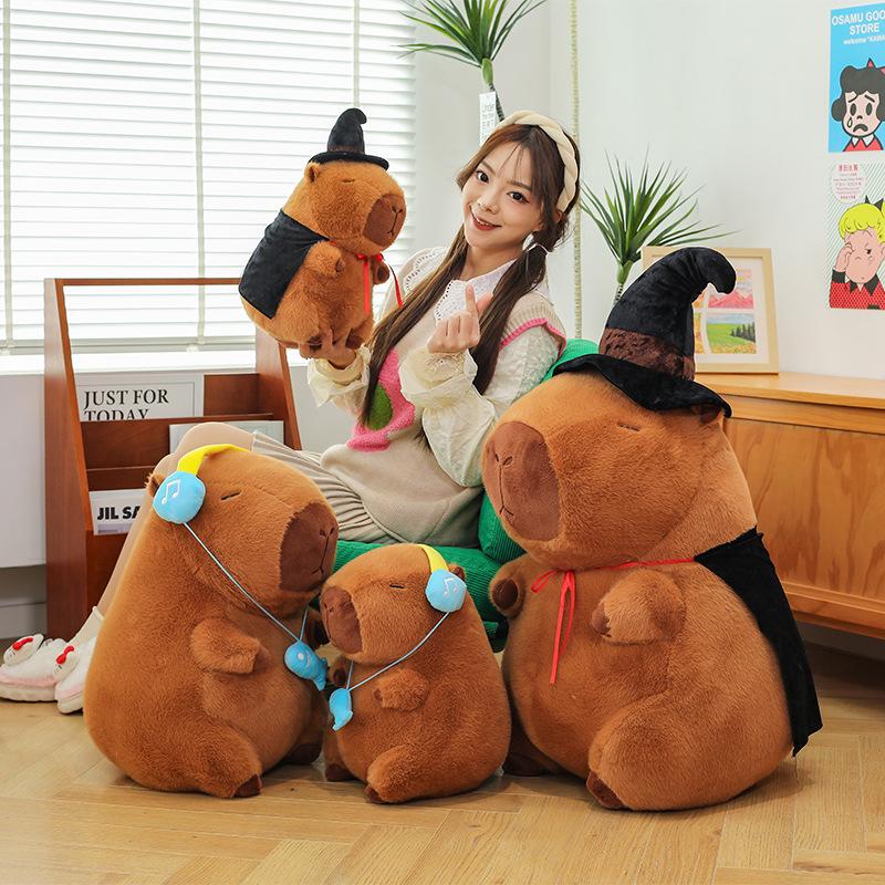 New Creative Magician Kapibara Plush Toy Capybara Doll Kapibara Doll Pull Cloth Doll