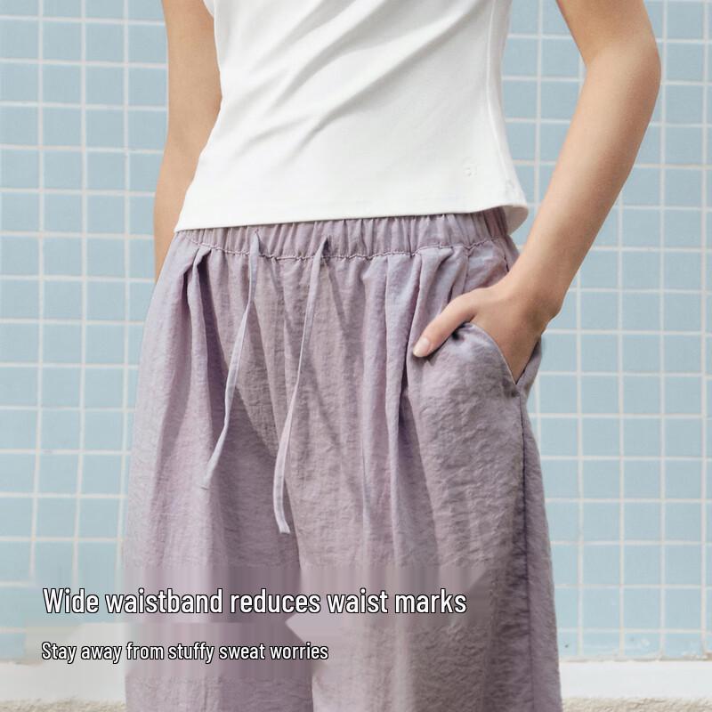 Semir Women's Pleated Drapey Wide-Leg Casual Pants