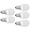 5pcs Light Bulbs E12 Thread Soft Light 1.5W 75LM LED Light Bulbs for Desk Lamp Ceiling Fan Lamp Wall Lamp AC220V