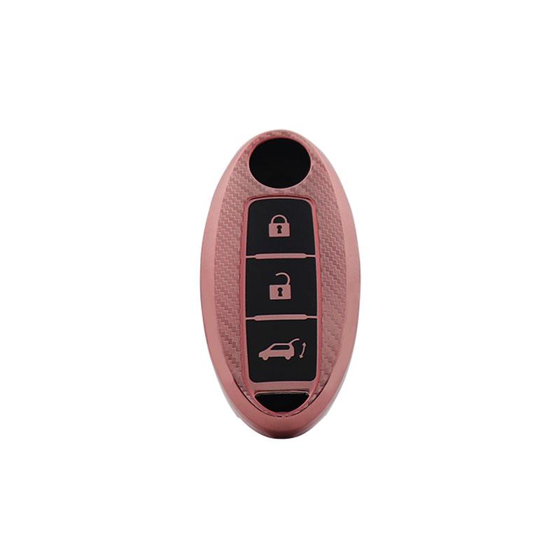 TPU Carbon Fiber Car Remote Key Cover Case Shell Key Fob for Qashqai X-Trail T32 T31 Juke J10 J11 Kicks Tiida Pathfinder Note Protector Holder