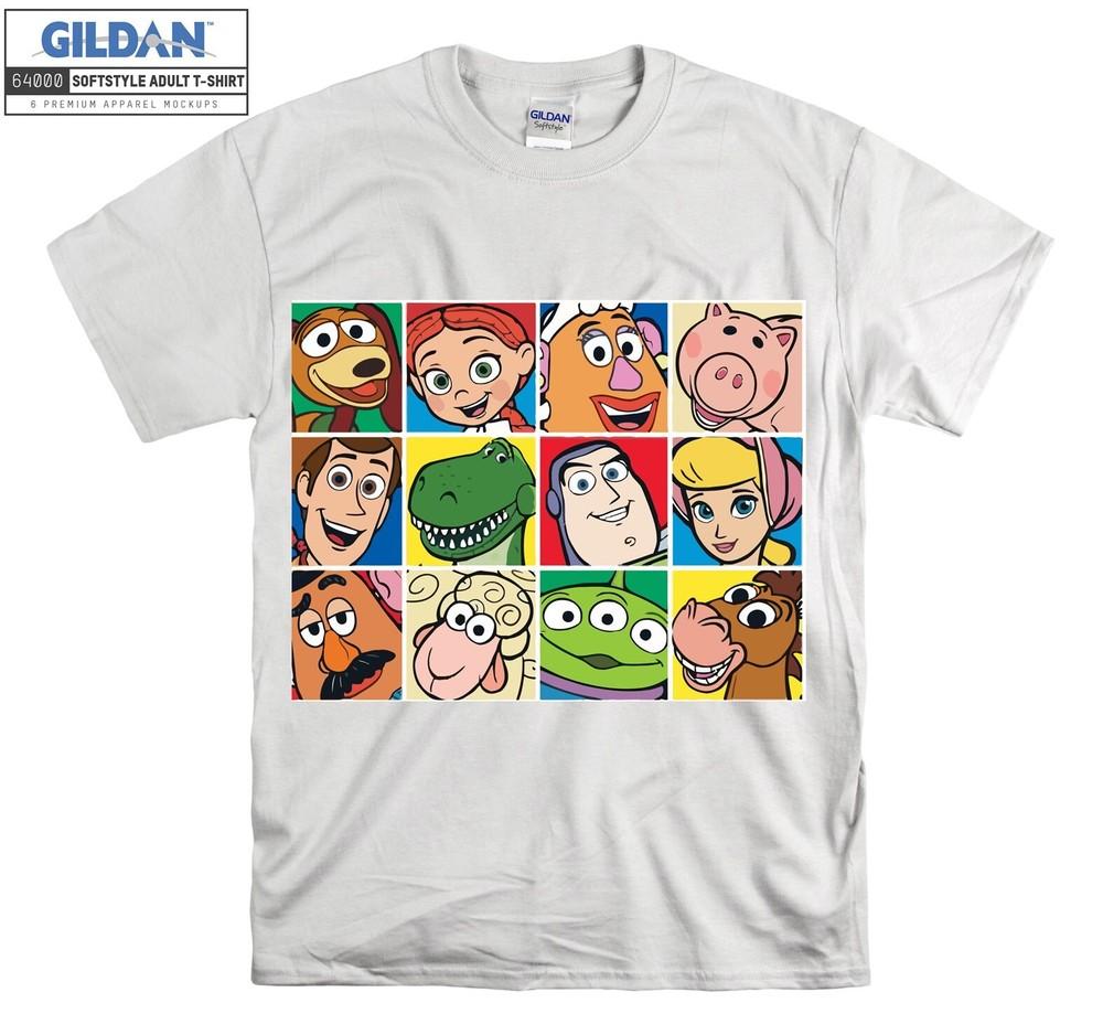 

Toy Story 4 T-shirt Main Characters Cartoon T shirt Men Women Unisex Tshirt V422 M