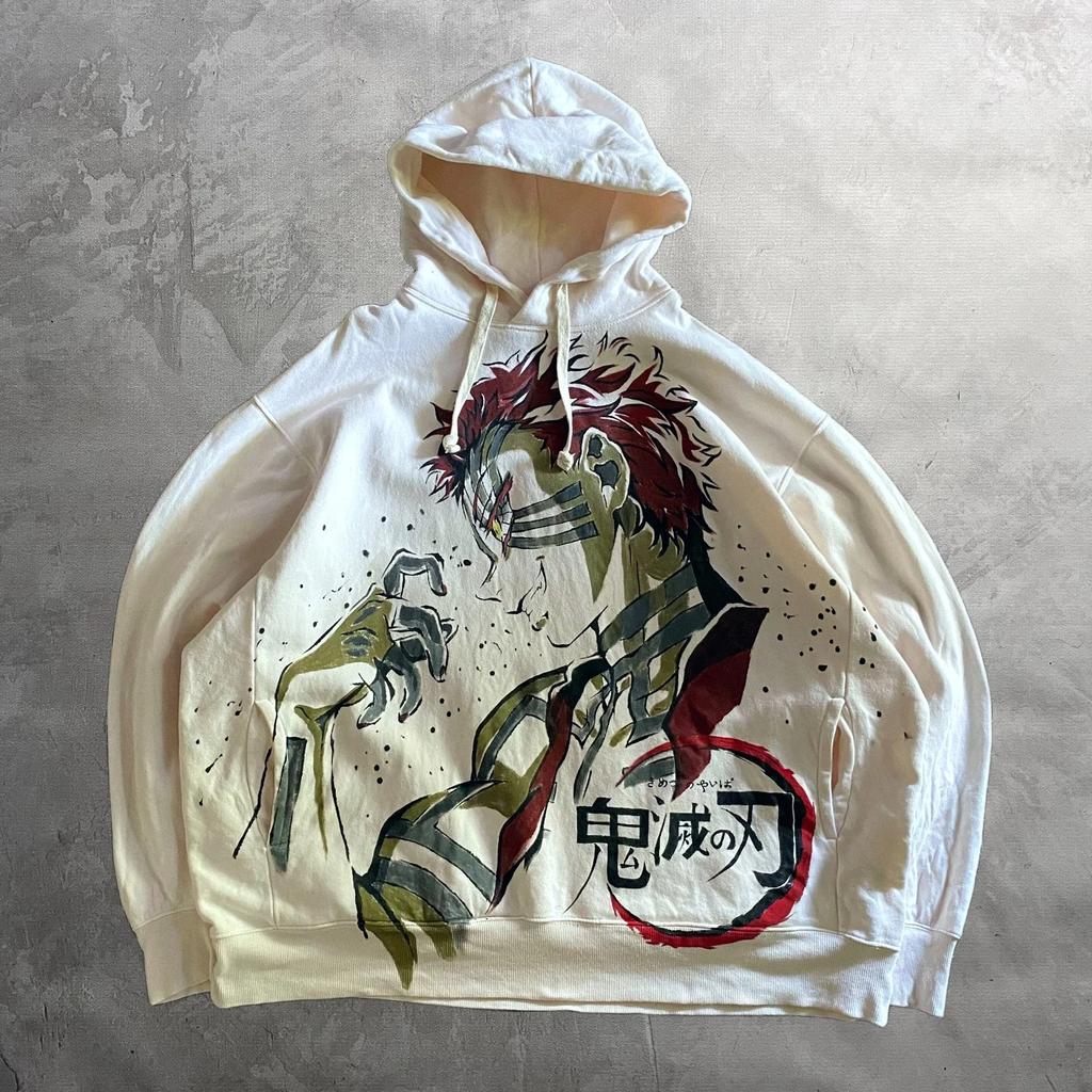 Harajuku Tomioka Giyu Hoodies Women Demon Slayer Pullover Streetwear Y2k Top Oversized Sweatshirt Anime Hoodie Clothes
