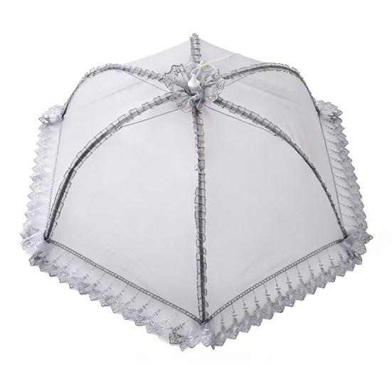 Capa de Vegetais Dobrável de Malha Redes para Alimentos Reutilizáveis Repelente de Insetos Capas de Comida Anti-moscas Protetor de Refeição ao Ar Livre