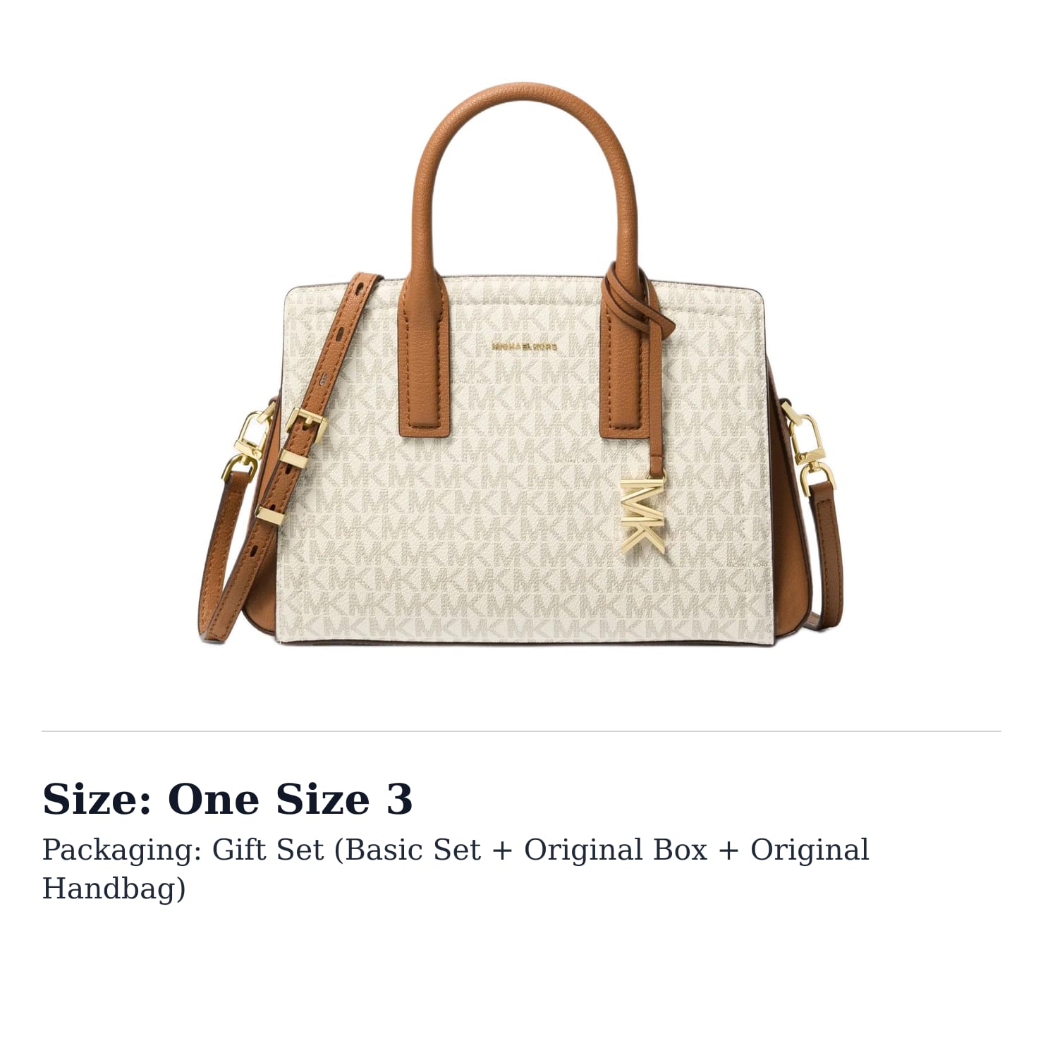 MICHAEL KORS Laila Handbags 30S5G9IS1B-VANILLA-ACRN One