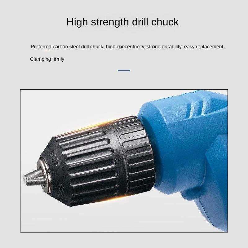 DongCheng Hand Drill J1Z-FF05-10B Pistol Drill 600W Forward and Reverse Adjustable Speed Power Tool