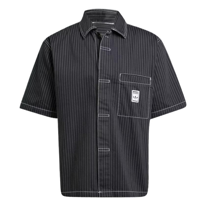 adidas Wabash Shirt Asia Sizing  Black  Men s JP4481 L