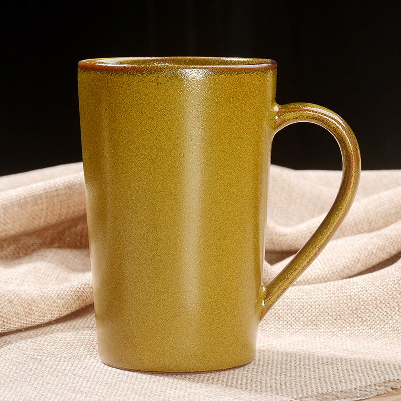 Creative Ceramic Jianzhan Color-Changing Mug - Versatile Tea, Coffee, or Water Cup for Home and Office