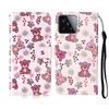 For Xiaomi 15T Pro Case Pattern Leather Wallet Phone Cover with Strap
