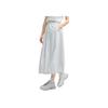 New FILA ORIGINALE Casual Long Skirt Women's Earth Gray F51W529307F-GY