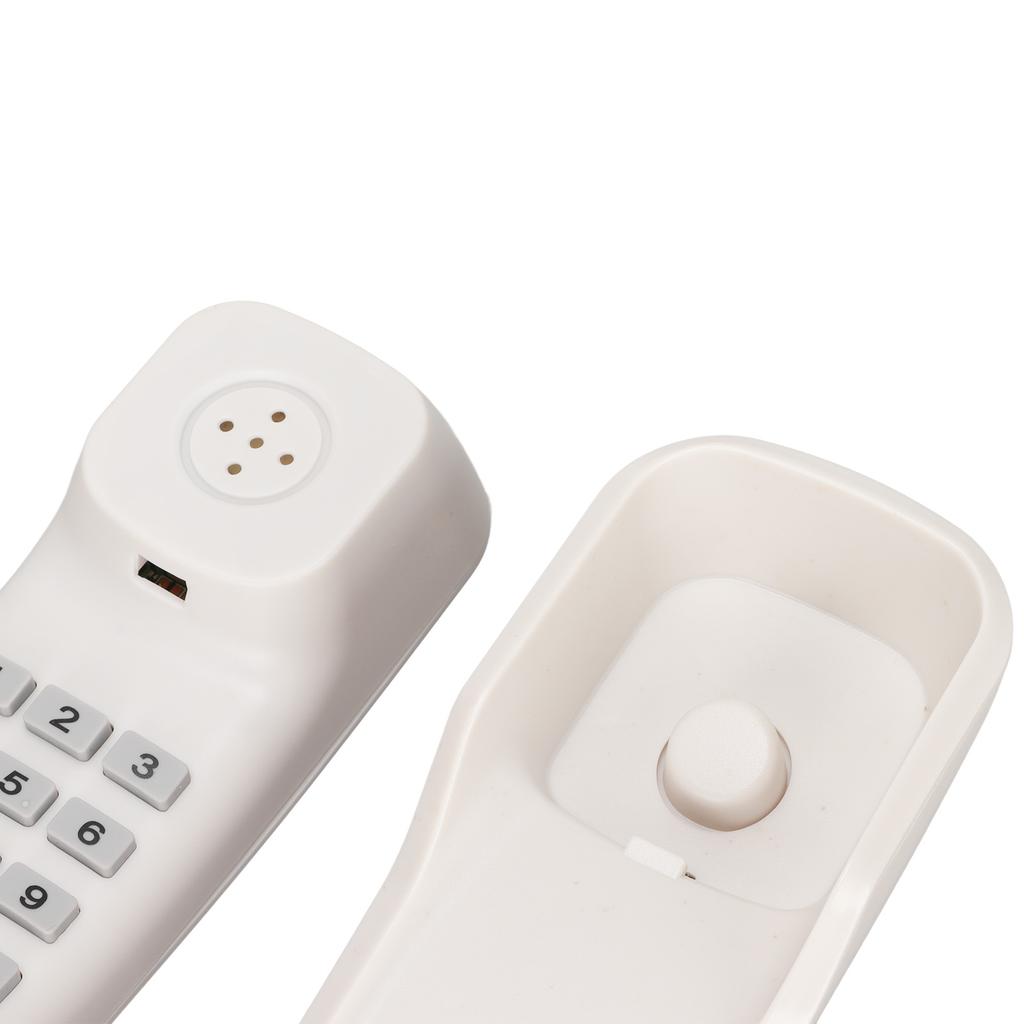 KXT1043   Phone Multifunctional Energy Saving Retro Hotel Wall Phone with Buttons for   Hotel Home(Black )