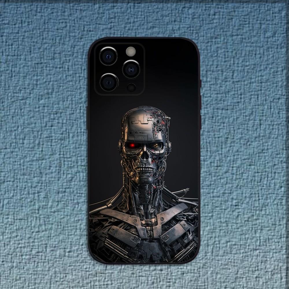 Movie The T-Terminator-s Phone Case For iPhone 16,15,14,13,12,11,Pro,X,XS,Max,XR,Plus,Mini Soft Black Cover
