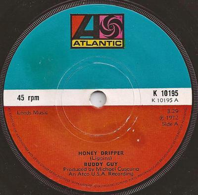 Płyta 7-calowa BUDDY GUY - Honey Dripper K10195 Atlantic 1972 UK Soul/Funk Używana