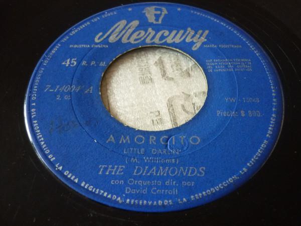 

7-дюймовая пластинка DIAMONDS Amorcito Little Darlin 714004 Mercury Chile Rock Б/у