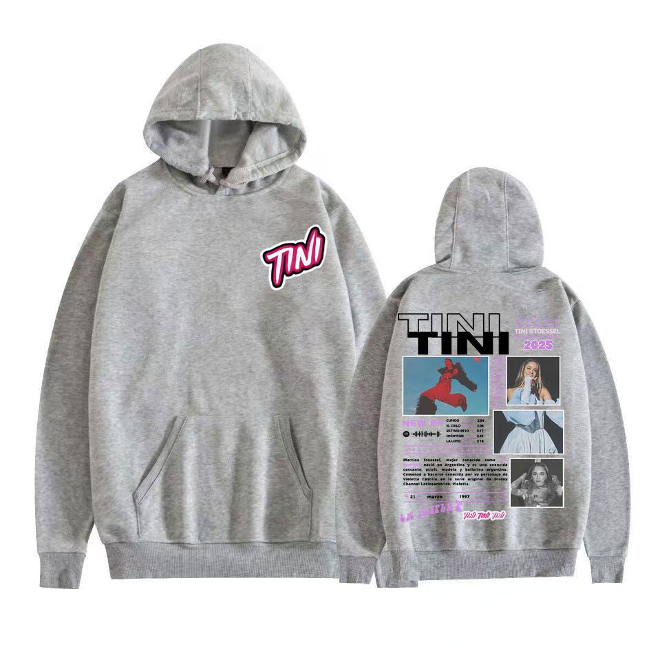 Singer TINI STOESSEL Album 2025 Tour Cover Hoodies Men Women Clothing Fashion Aesthetic Sweatshirts Casual Comfort Fleece Hoodie