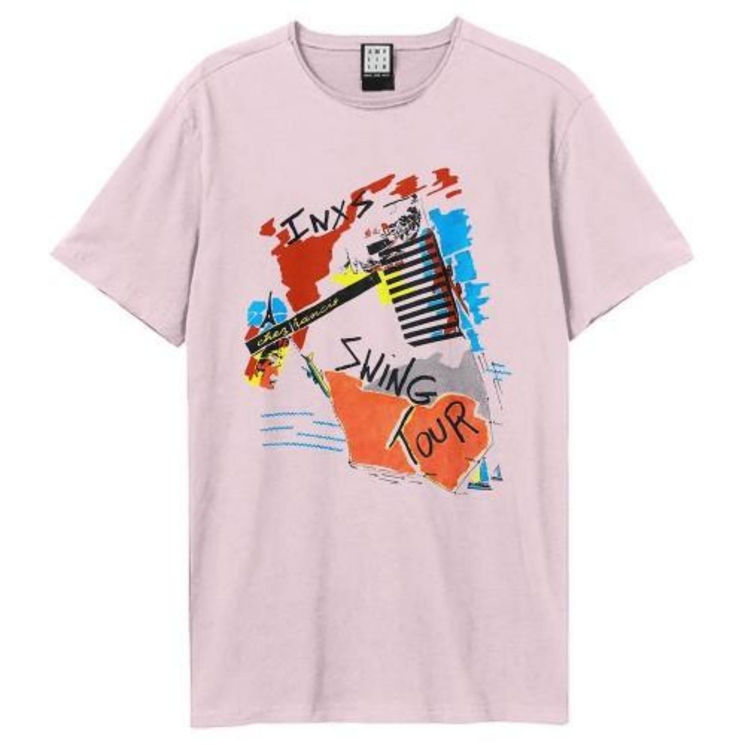 Amplified Unisex Adult Swing Tour INXS T-Shirt S