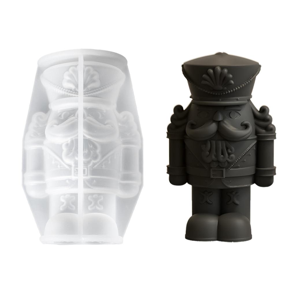 Silikonové formy pro tvoření Realistické formy na figurky krále vojáka Silikonová textura Vhodné pro pryskyřičné a sádrové projekty